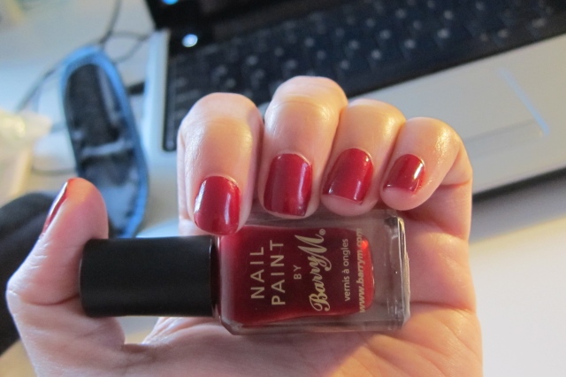 Barry M Nail Paint in Red Wine